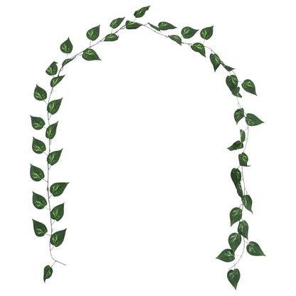 Pothos Artificiali 5 pcs Verde 300 cm Plastica
