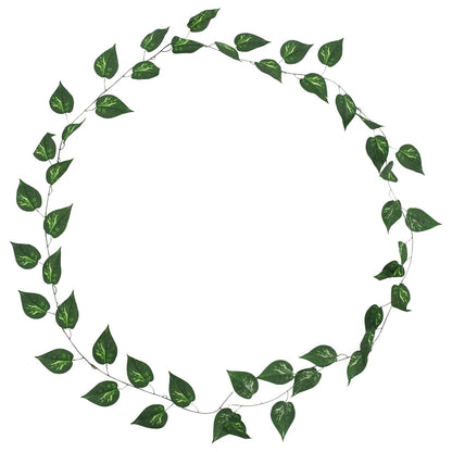 Pothos Artificiali 5 pcs Verde 300 cm Plastica