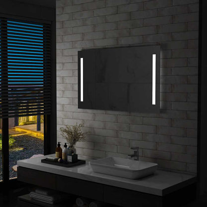 Specchio da Parete a LED per Bagno 100x60 cm - homemem39