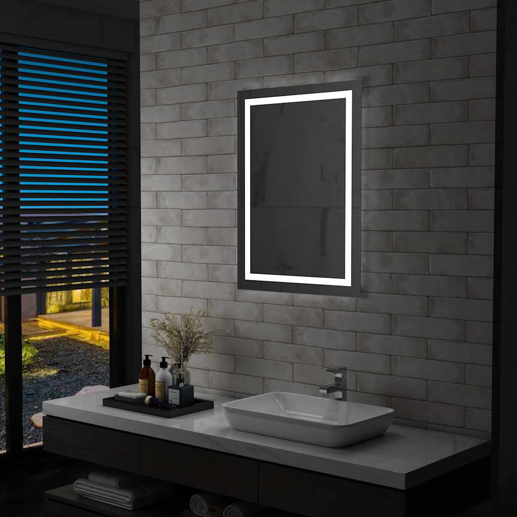 Specchio LED da Bagno con Sensore Tattile 60x80 cm | homemem39