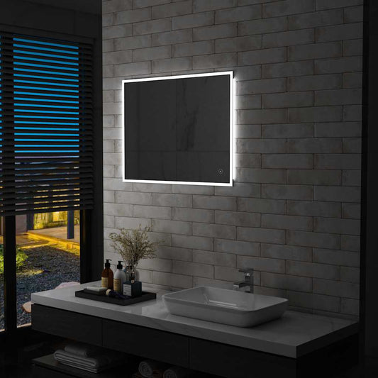 Specchio LED da Bagno con Sensore Tattile 80x60 cm - homemem39