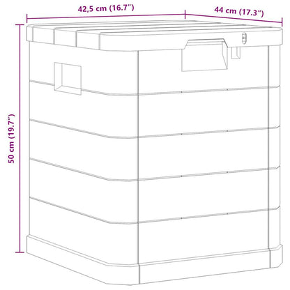 Baule da Giardino 90 L Grigio Chiaro - homemem39