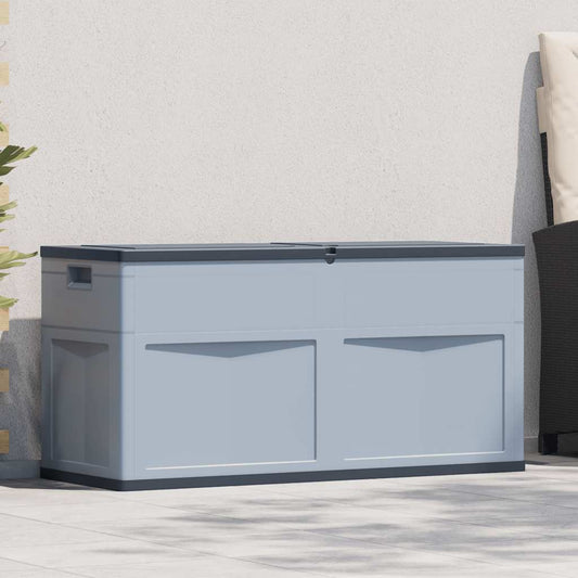 Baule da Giardino 320 L Grigio Nero
