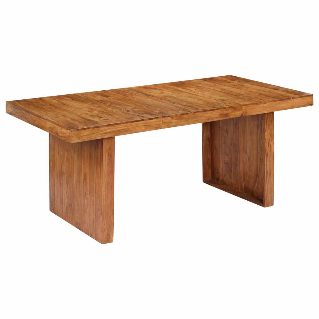 Tavolo da Pranzo 180x90x75 cm in Legno Massello di Acacia