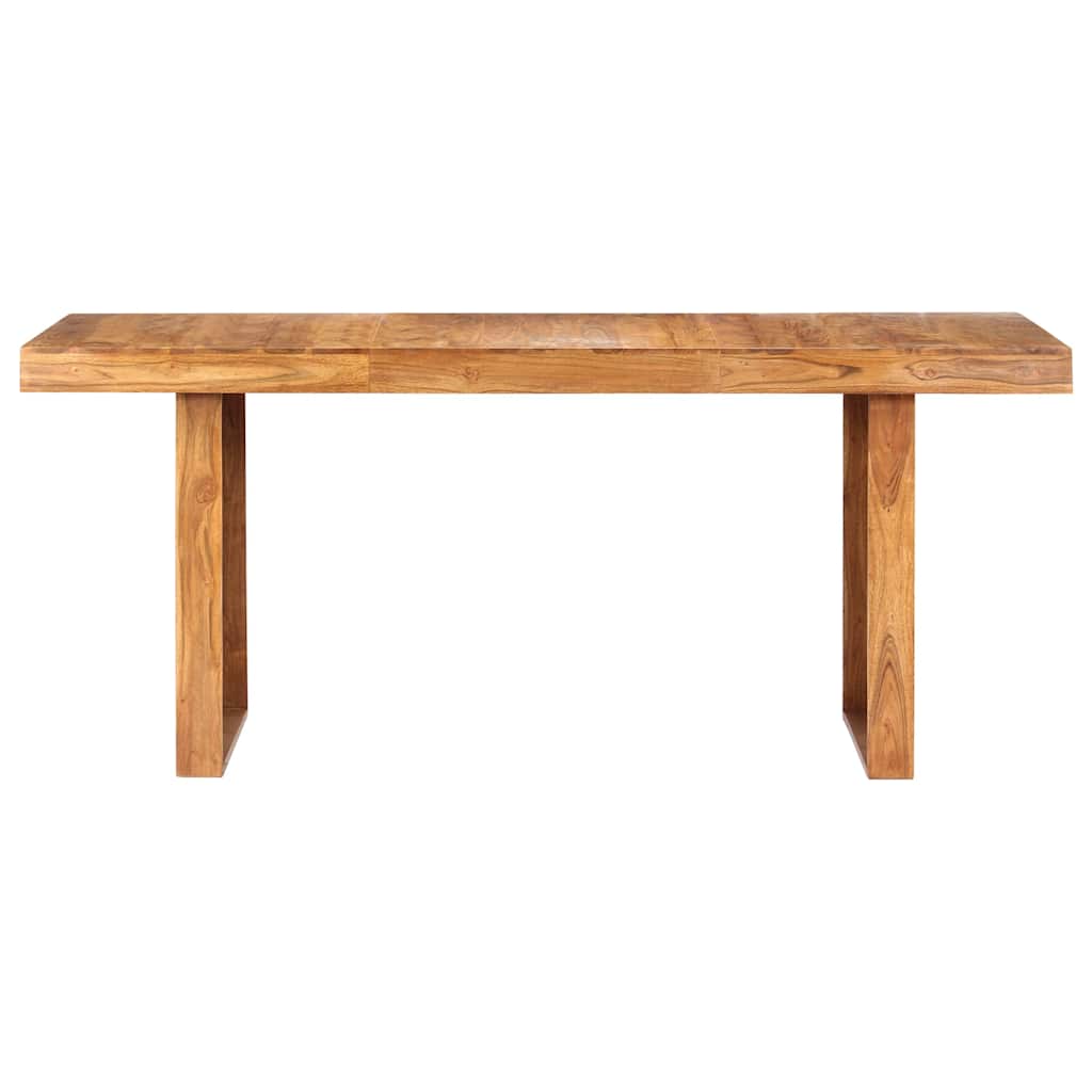 Tavolo da Pranzo 180x90x75 cm in Legno Massello di Acacia