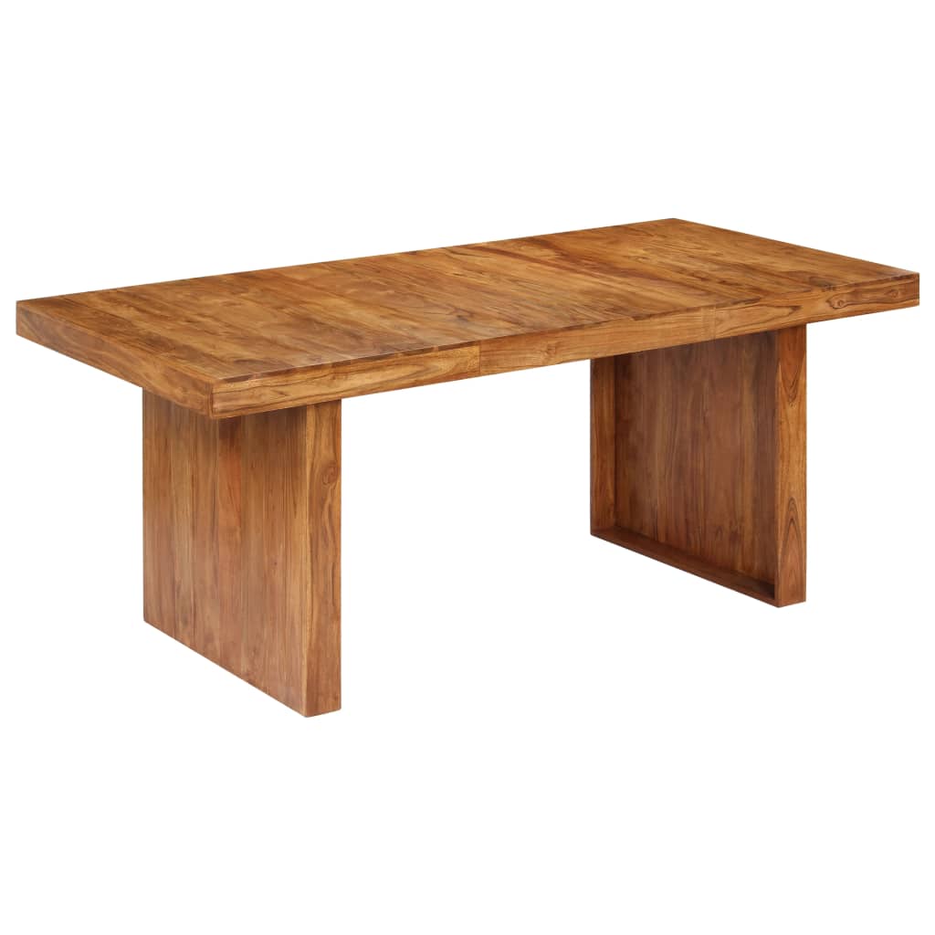 Tavolo da Pranzo 180x90x75 cm in Legno Massello di Acacia | homemem39