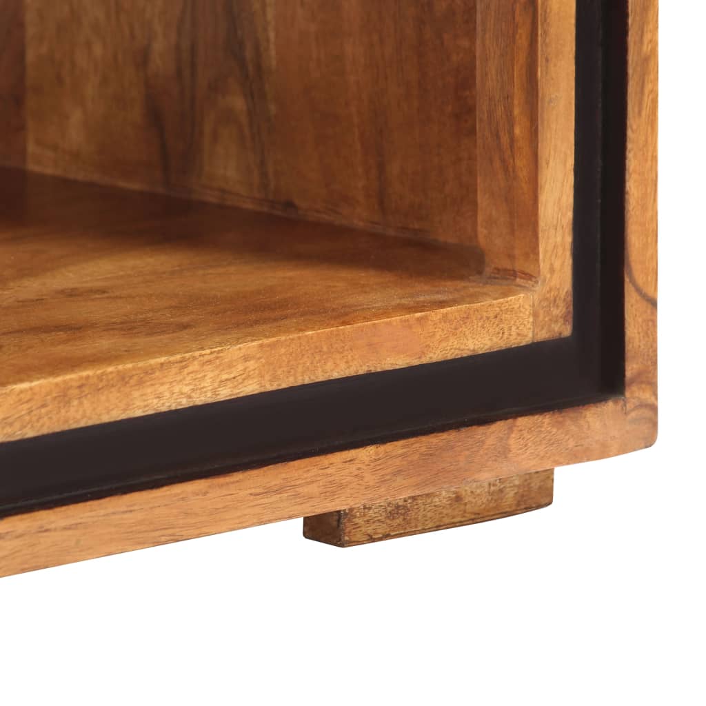 Tavolino da Salotto 100x45x33 cm in Legno Massello di Acacia | homemem39
