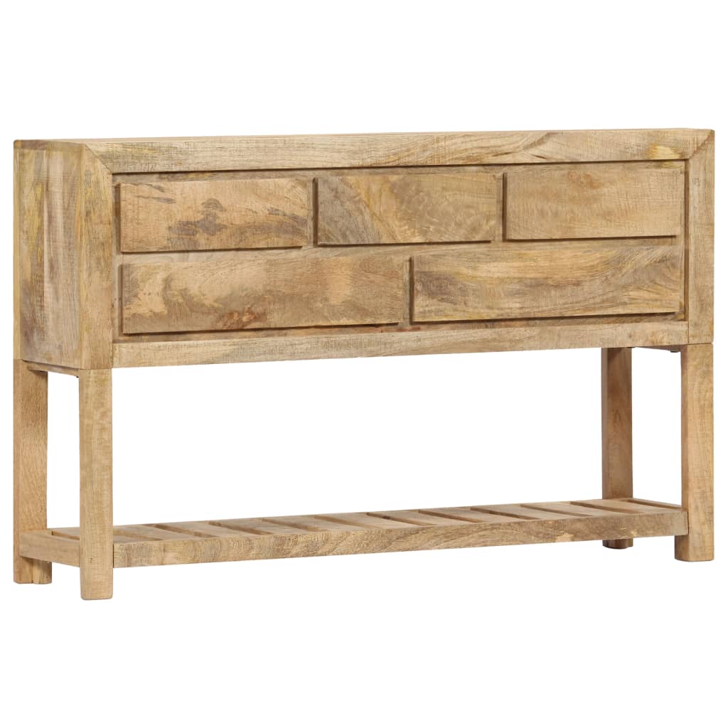 Credenza 120x30x75 cm Legno Massello di Mango - homemem39