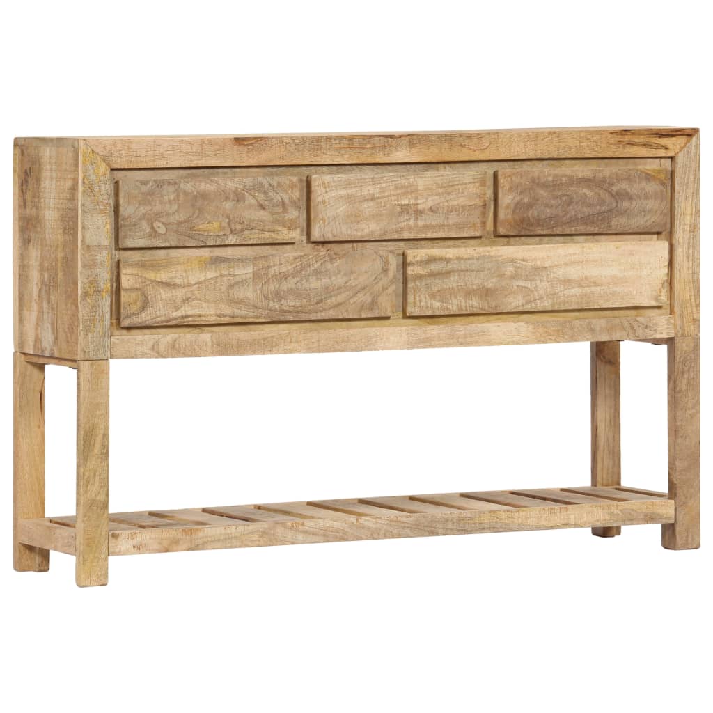 Credenza 120x30x75 cm Legno Massello di Mango - homemem39