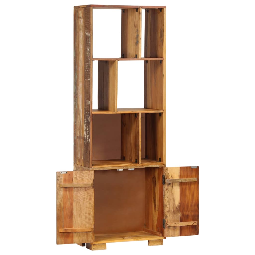 Libreria 60x35x180 cm in Legno Massello di Recupero | homemem39