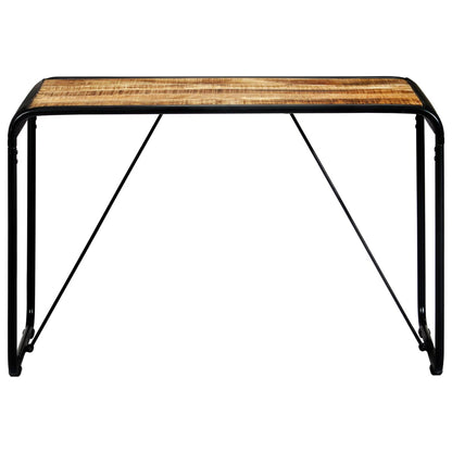 Tavolo da Pranzo 118x60x76 in Legno Massello di Mango Grezzo - homemem39
