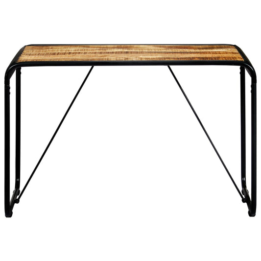 Tavolo da Pranzo 118x60x76 in Legno Massello di Mango Grezzo - homemem39