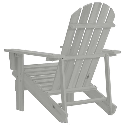 Sedia da Giardino in Legno Grigio | homemem39