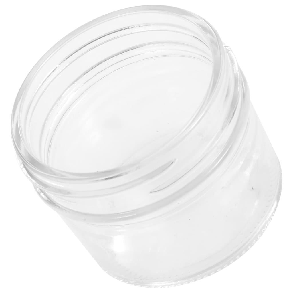 Vasi per Marmellata in Vetro Coperchio Argento 24 pz 110 ml - homemem39