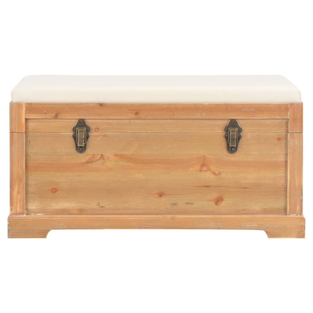 Cassapanca con Cuscino 80x40x40 cm MDF - homemem39