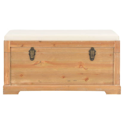 Cassapanca con Cuscino 80x40x40 cm MDF - homemem39