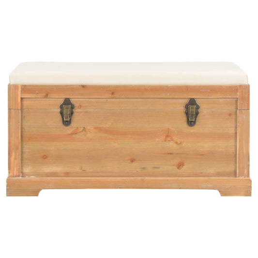 Cassapanca con Cuscino 80x40x40 cm MDF - homemem39