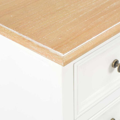 Comodini Bianchi 2 pz 35x30x49 cm in MDF