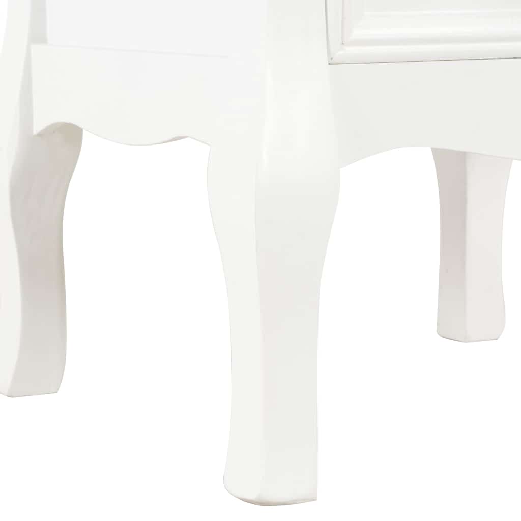 Comodini Bianchi 2 pz 35x30x49 cm in MDF