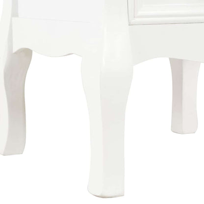 Comodini Bianchi 2 pz 35x30x49 cm in MDF