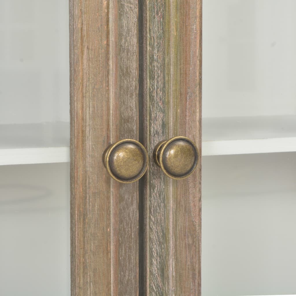 Armadietto a Muro Bianco 49x22x59 cm in Legno Multistrato - homemem39