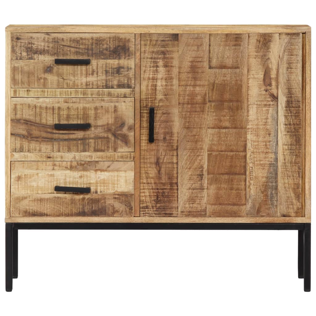 Credenza 88x30x71 cm Legno Massello di Mango