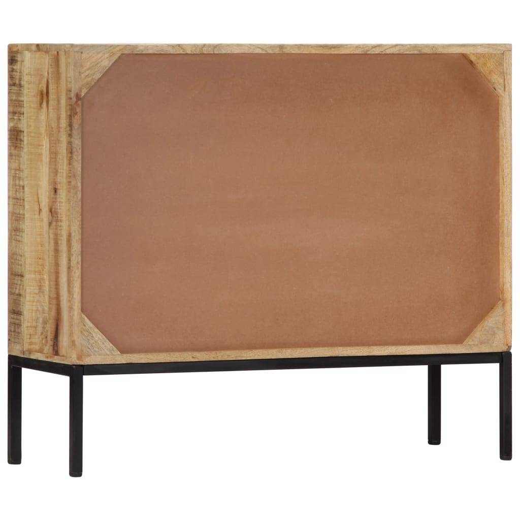 Credenza 88x30x71 cm Legno Massello di Mango