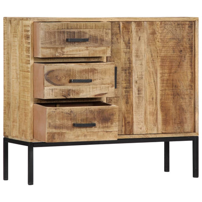 Credenza 88x30x71 cm Legno Massello di Mango