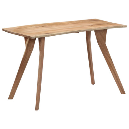 Tavolo da Pranzo 120x58x76 cm in Legno Massello di Acacia | homemem39