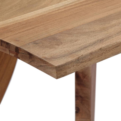 Tavolo da Pranzo 120x58x76 cm in Legno Massello di Acacia | homemem39
