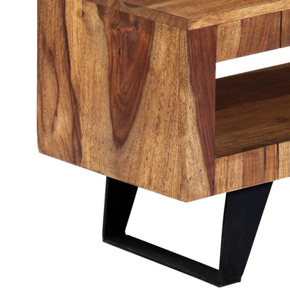 Mobile Porta TV 140x30x40cm in Legno Massello di Acacia - homemem39