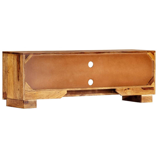 Mobile Porta TV 118x30x40 cm in Legno Massello di Acacia | homemem39