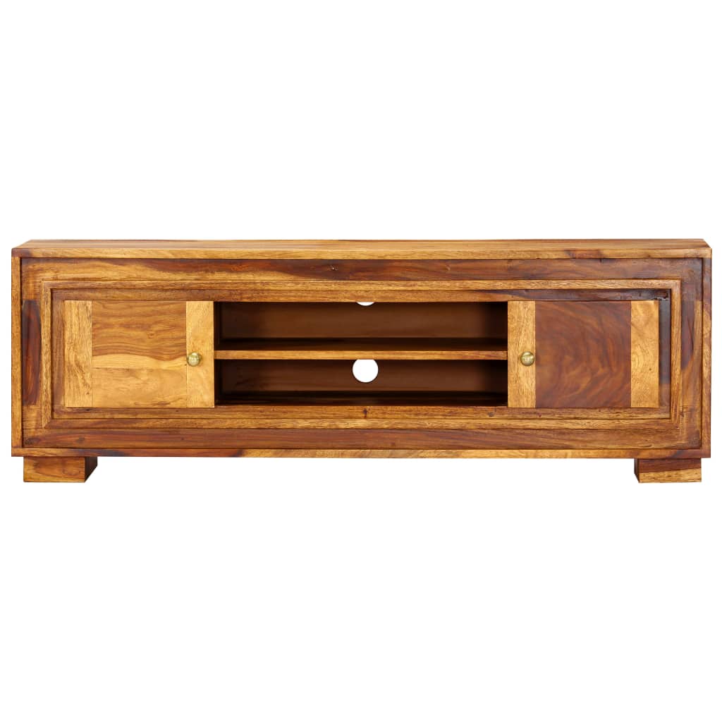 Mobile Porta TV 118x30x40 cm in Legno Massello di Acacia | homemem39