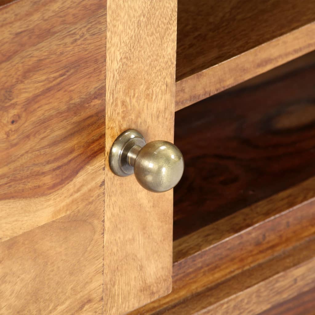 Mobile Porta TV 118x30x40 cm in Legno Massello di Acacia | homemem39