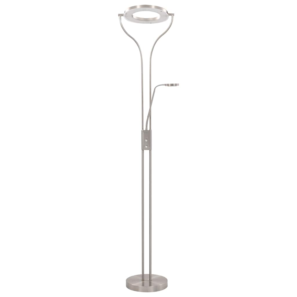 Lampada a Stelo 18 W Argento 180 cm Dimmerabile