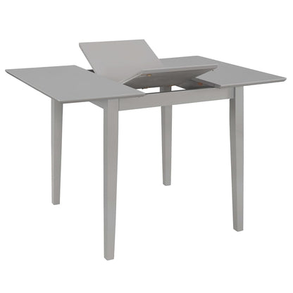 Tavolo da Pranzo Estensibile Grigio (80-120)x80x74 cm in MDF | homemem39