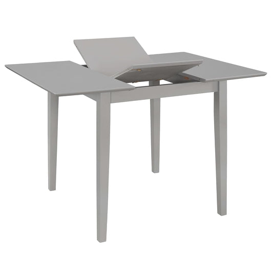Tavolo da Pranzo Estensibile Grigio (80-120)x80x74 cm in MDF | homemem39
