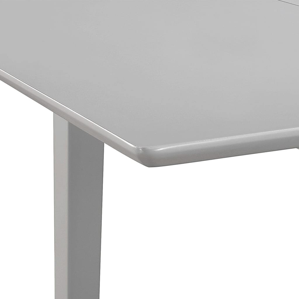 Tavolo da Pranzo Estensibile Grigio (80-120)x80x74 cm in MDF | homemem39