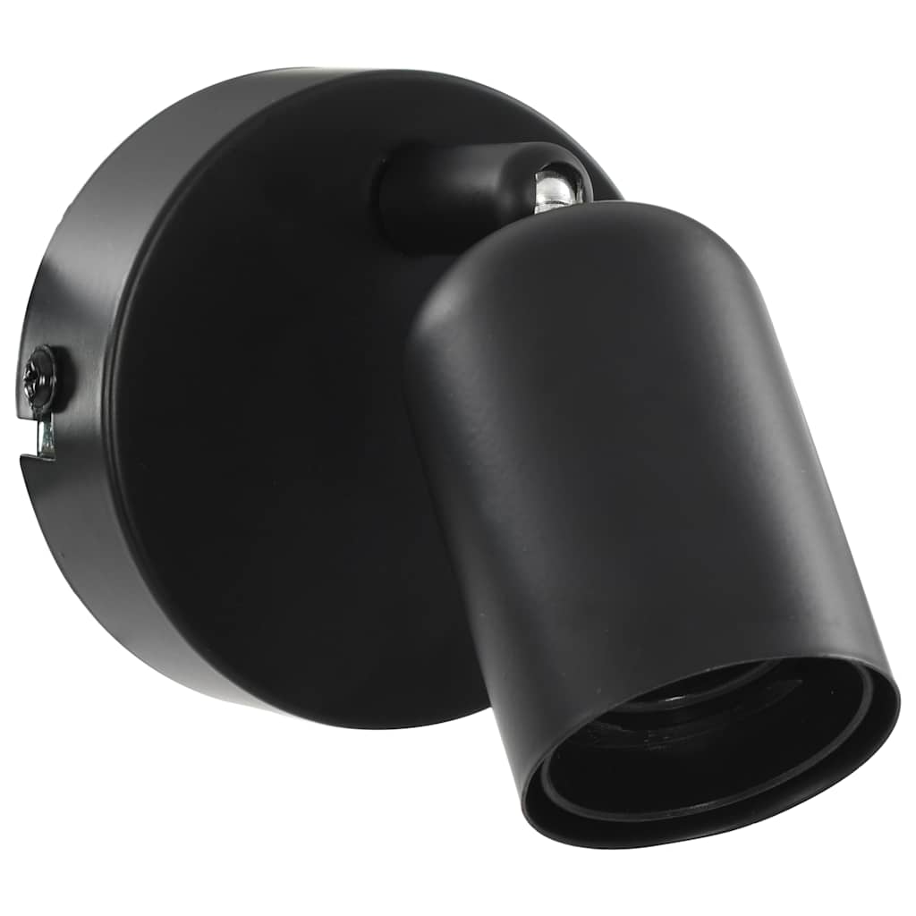 Faretti 2 pz con Lampadine a Incandescenza 2 W Nero E27 - homemem39