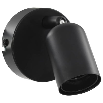 Faretti 2 pz con Lampadine a Incandescenza 2 W Nero E27 - homemem39