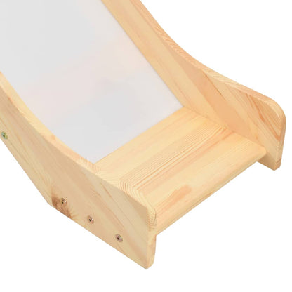 Letto a Castello per Bambini Scivolo e Scala in Pino 97x208cm - homemem39