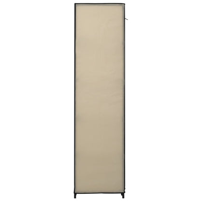 Armadio Pieghevole Crema 110x45x175 cm in Tessuto - homemem39