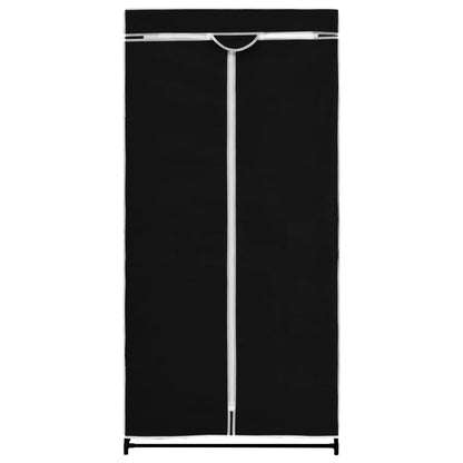 Armadio 2 pz Nero 75x50x160 cm
