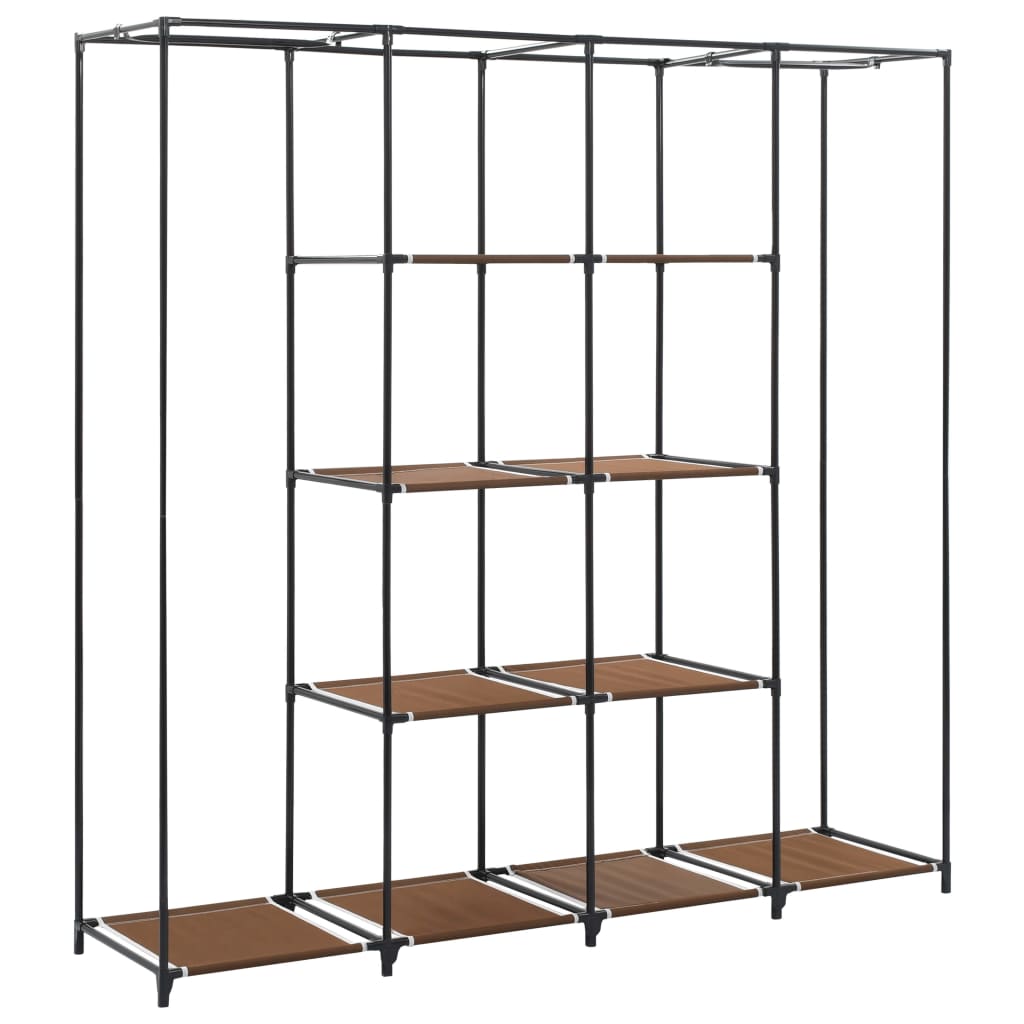 Guardaroba con 4 Scomparti Marrone 175x45x170 cm - homemem39