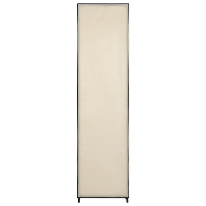 Guardaroba con 4 Scomparti Crema 175x45x170 cm - homemem39