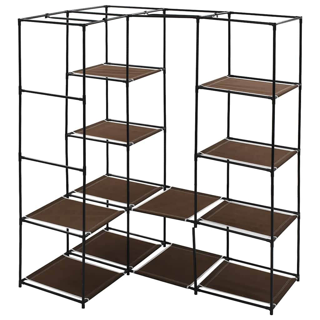 Armadio Angolare Marrone 130x87x169 cm | homemem39
