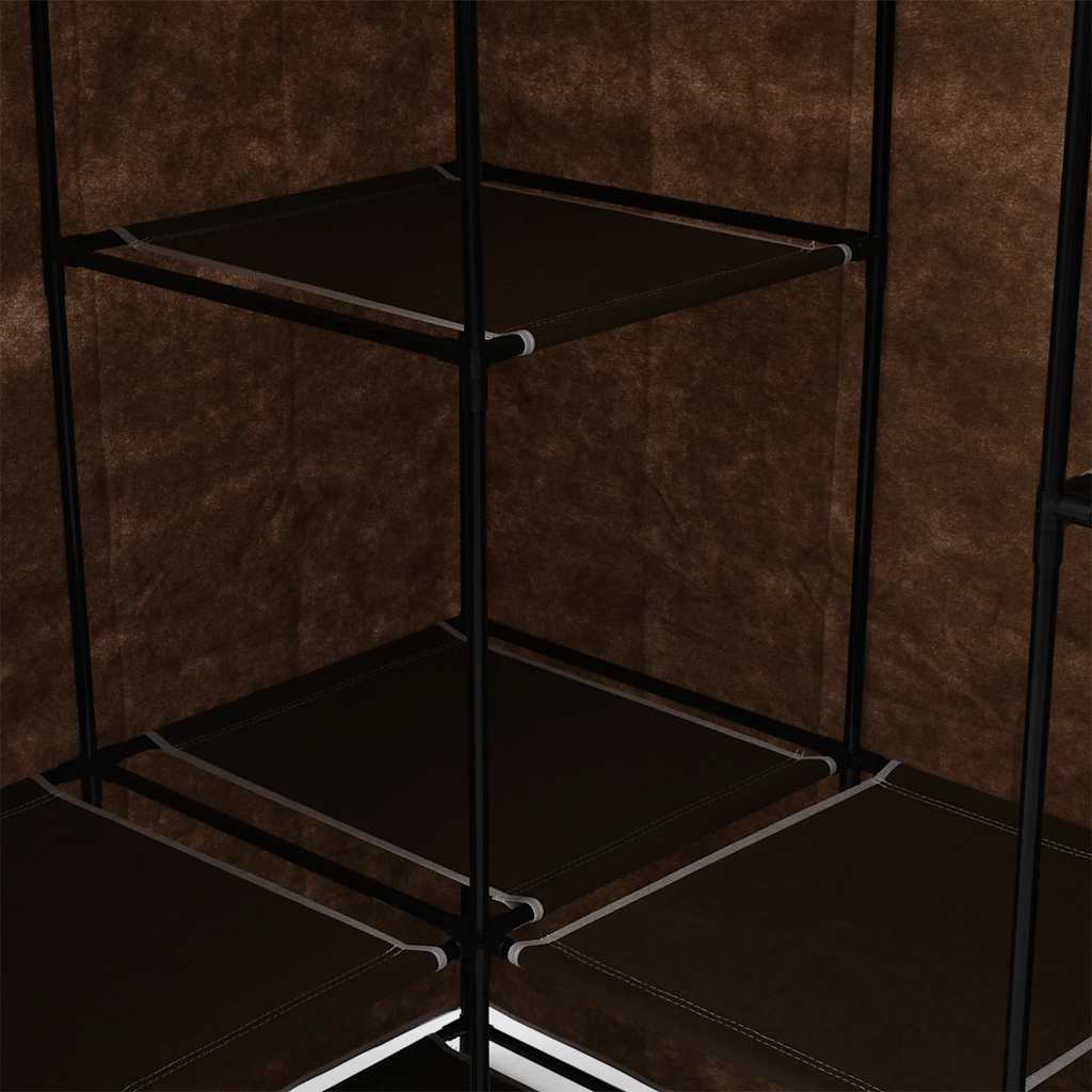 Armadio Angolare Marrone 130x87x169 cm | homemem39