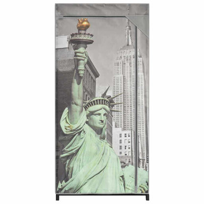 Armadio New York 75x45x160 cm in Tessuto | homemem39