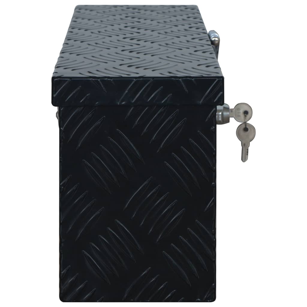 Scatola in Alluminio 485x140x200 mm Nera | homemem39