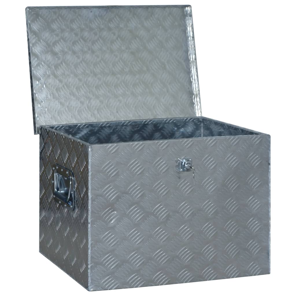 Scatola in Alluminio 610x430x455 mm Argento | homemem39